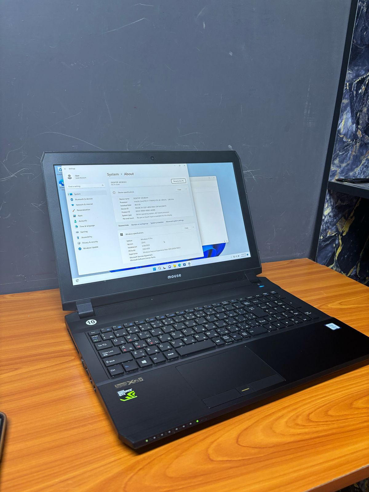 Asus iiyama laptop Core i7 16GB 512 SSD 4GB Nvidia Dedicated Asus iiyama laptop Core i7 16GB 512 SSD 4GB Nvidia Dedicated