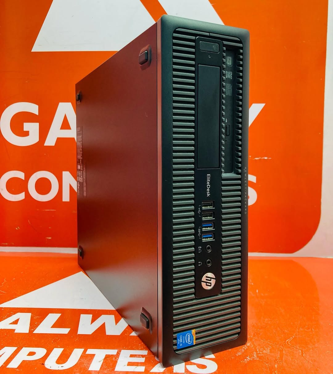 a8b6e0b3-46d8-4907-a28b-7f452de71960 HP ELITEDESK 800 G1 SFF , INTEL CORE i5 , 8GB RAM 500GB HDD , WINDOWS 10 PRO DESKTOP - Image 1